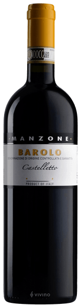 Manzone Barolo DOCG Castelletto 2021